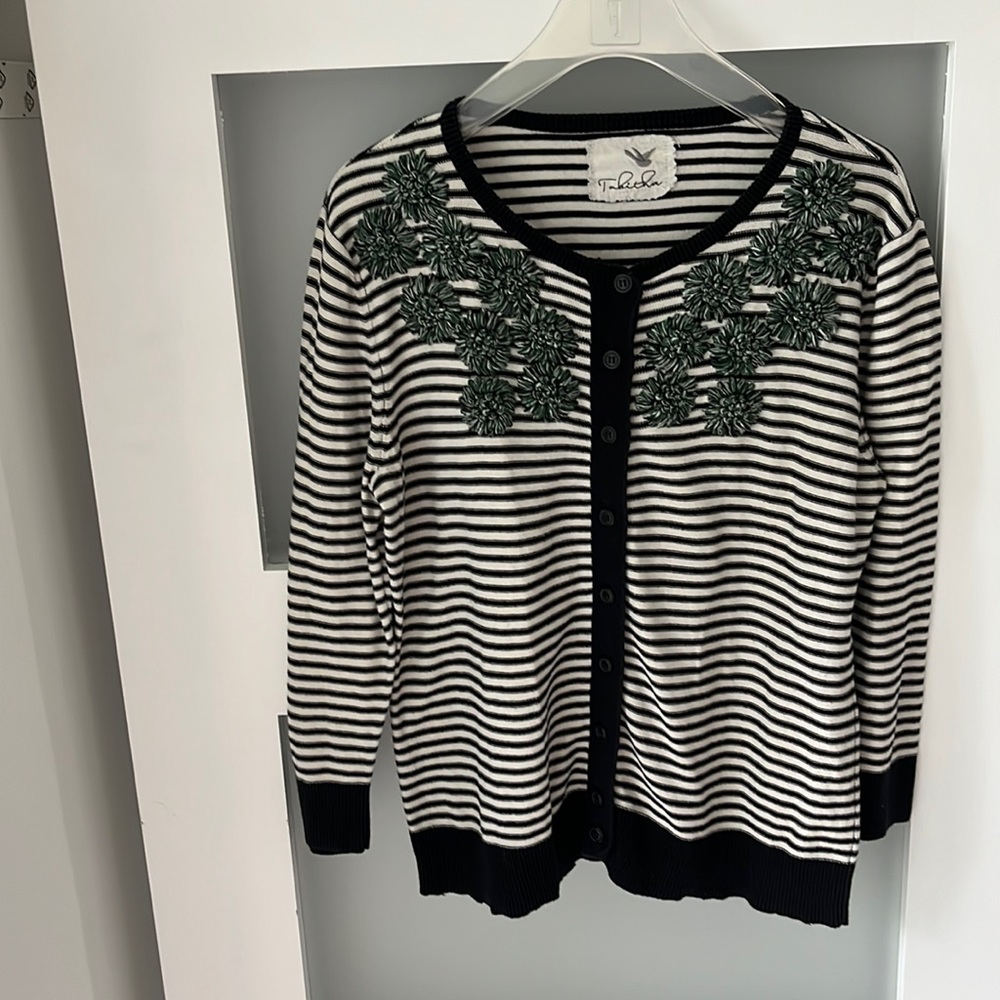 Anthropologie Tabitha button down sweater